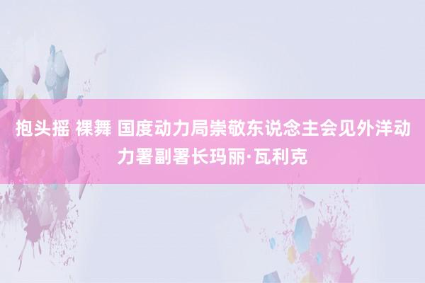 抱头摇 裸舞 国度动力局崇敬东说念主会见外洋动力署副署长玛丽·瓦利克