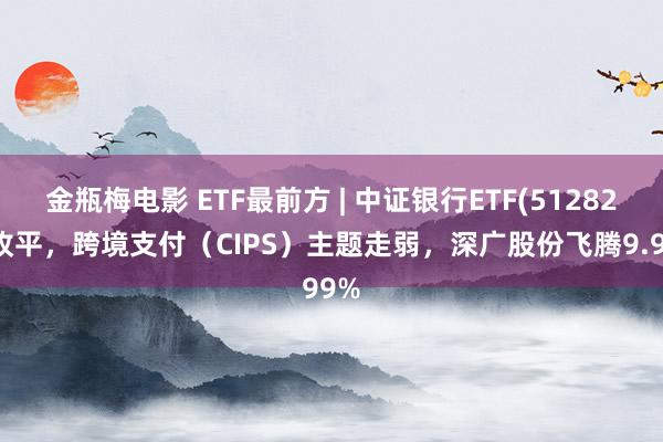 金瓶梅电影 ETF最前方 | 中证银行ETF(512820)收平，跨境支付（CIPS）主题走弱，深广股份飞腾9.99%
